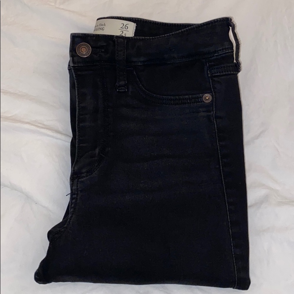 A&F high rise jean leggings